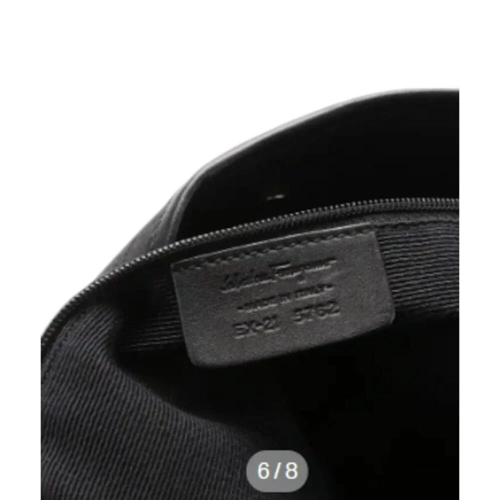 Salvatore Ferragamo Gancini Canvas Shoulder Bag - Picture 14 of 14